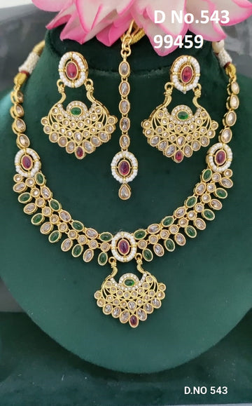 Polki Necklace  sku 543 B4