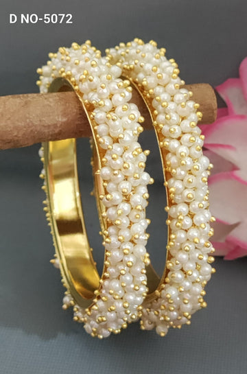 Heavy Pearl Bangles Sku 5072