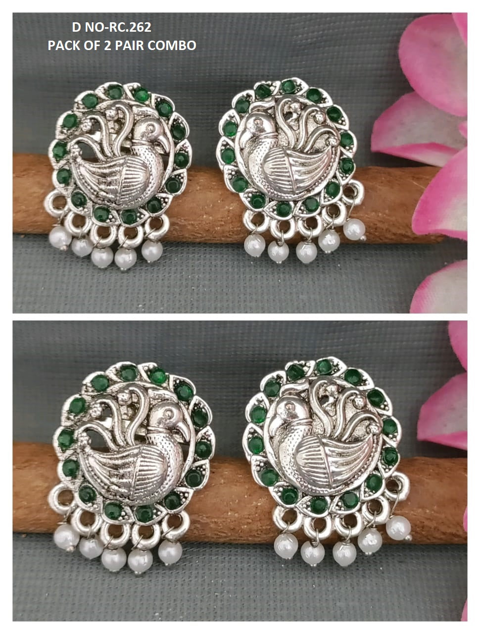 Golden+Rodium Combo Tops & Studs SKU-RC.262 D3