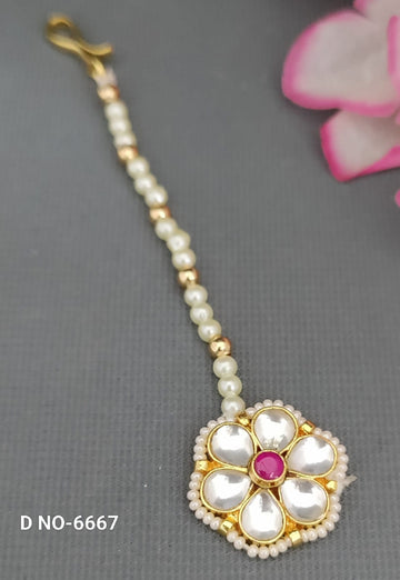 Pacchi Kundan Tikka sku 6667