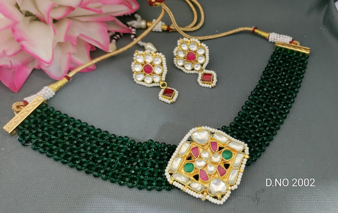 Pachi Kundan Choker Necklace SKU-2002