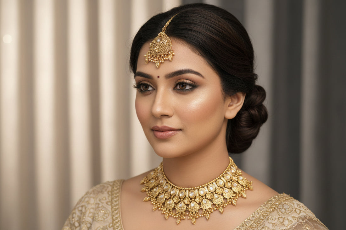 Antique Golden Jewellery  Sku- KN 5011 HB sale