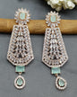 American Diamond Earring Rosegold Sku 909 C1 - rchiecreation