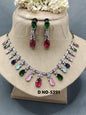 American Diamond Necklace Victorian Sku 5391 C3 - rchiecreation