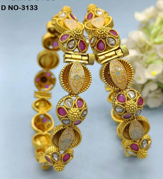 Antique Bangles Sku 3133 D1 - rchiecreation