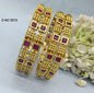 Antique Golden Bangles Sku-3010 D1 - rchiecreation