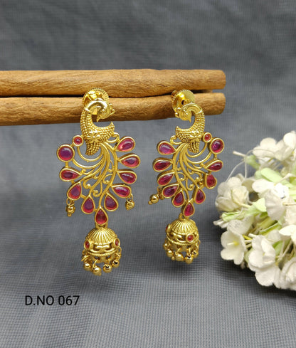 Antique Golden Earring Sku 067 D3 - rchiecreation