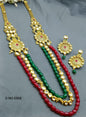 Antique Golden Long Necklace Set Sku 0508 D3 - rchiecreation