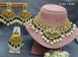 Antique Golden Panjabi Necklace Set Sku 15096 E4 - rchiecreation