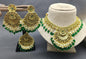 Antique Golden Panjabi Necklace Set Sku 15134 E4 - rchiecreation