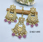 Antique Golden Polki Earrings-Tika Sku-1499 A2 - rchiecreation