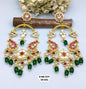 Beautiful Pachi Kundan Earrings Sku 2171 - rchiecreation