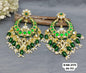 Beautiful Pachi Kundan Earrings Sku 2173 - rchiecreation