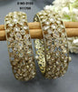 Beautiful Polki Bangles Sku-3103 G3 - rchiecreation