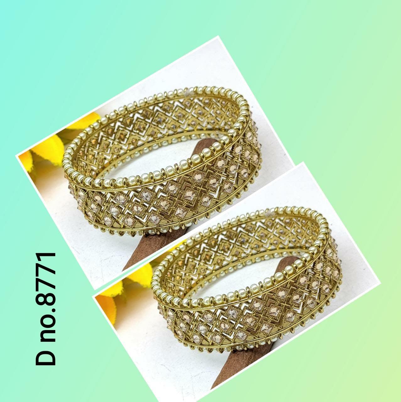 Beautiful Polki Bangles Sku_8771 G2 - rchiecreation