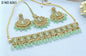 Beautiful Polki Mehendi Necklace Sku 6261B1 - rchiecreation