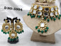 Big Kundan Necklace Set Sku 5994 D4 - rchiecreation