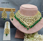 Bollywood Kundan Necklace Set Sku 6214 D4 - rchiecreation