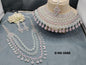 Bridal American Diamond Necklace Sku- 5988 C3 - rchiecreation