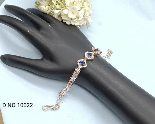 Cz Ad Rosegold Bracelet Sku 10022 C4 - rchiecreation