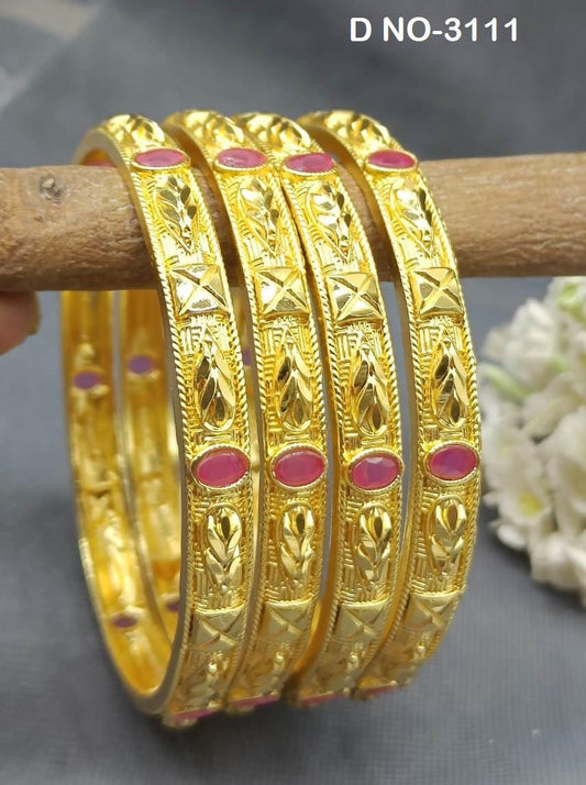 Forming Golden Bangles Sku-3111 G4 - rchiecreation