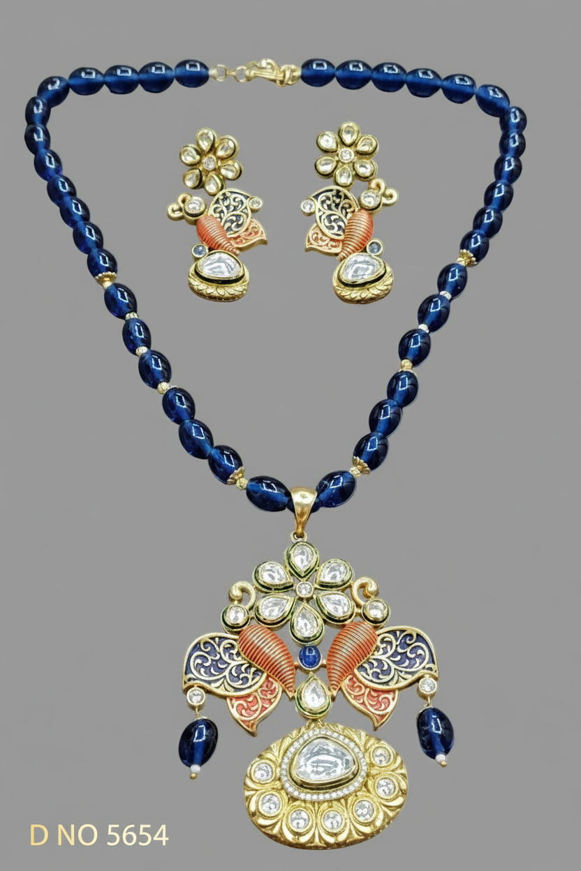 Fusion Kundan Mala Sku-5654 D-4