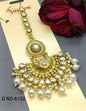 Golden Kundan Tikka Sku-6132H1 - rchiecreation