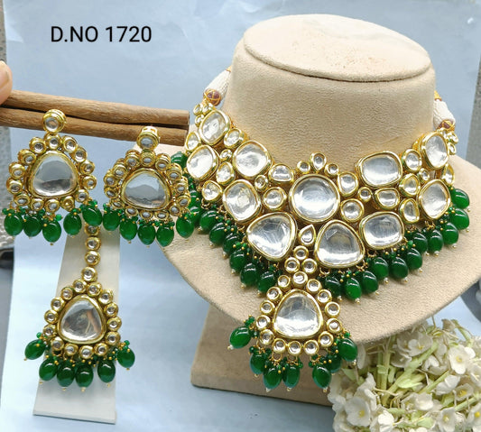 Kundan Necklace set -1720 D4 - rchiecreation