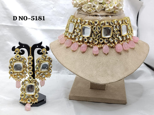 kundan necklace set-5181 D4 - rchiecreation