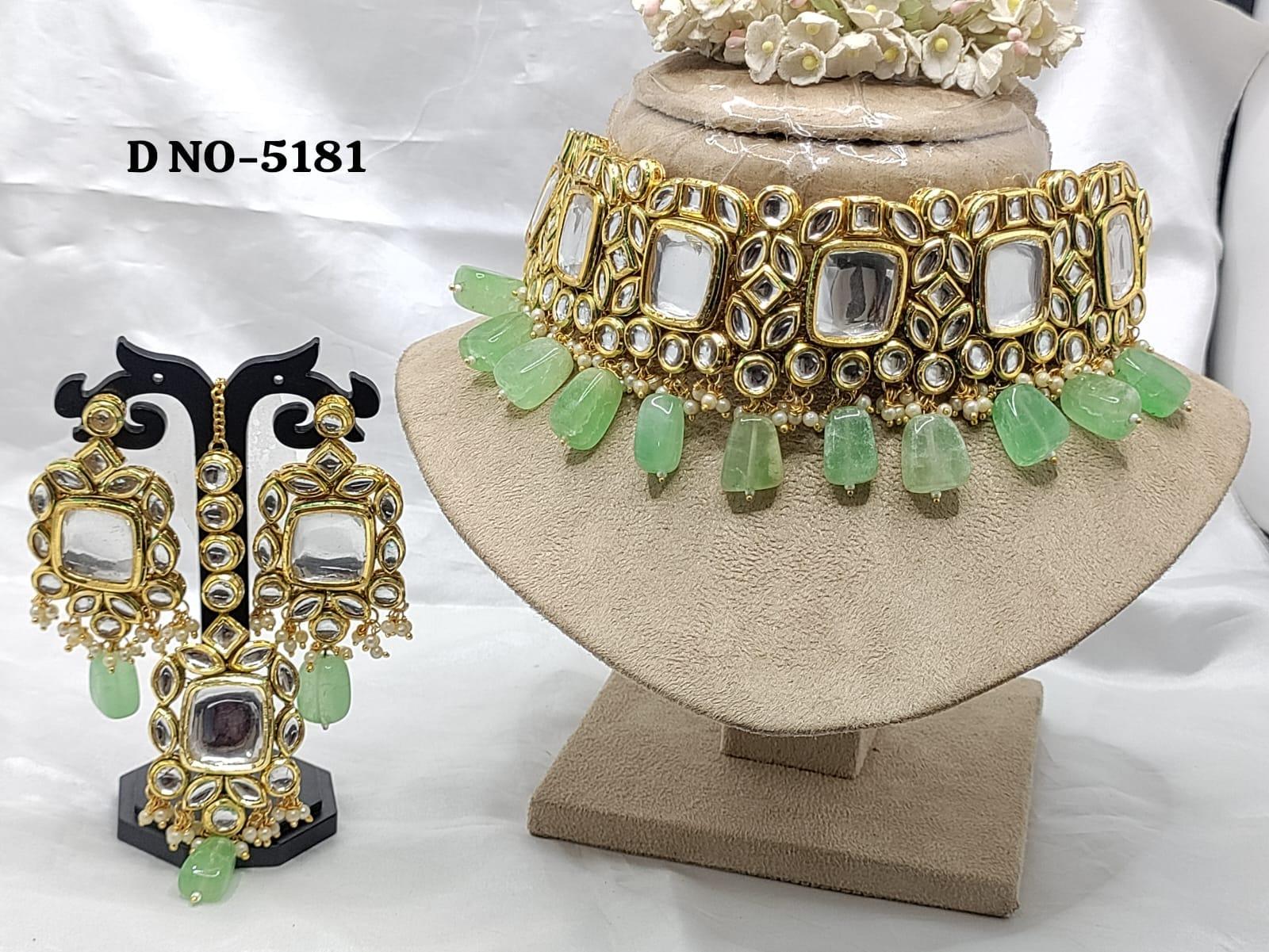 kundan necklace set-5181 D4 - rchiecreation