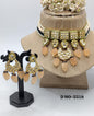 Kundan Necklace Set Sku-5518 D4 - rchiecreation