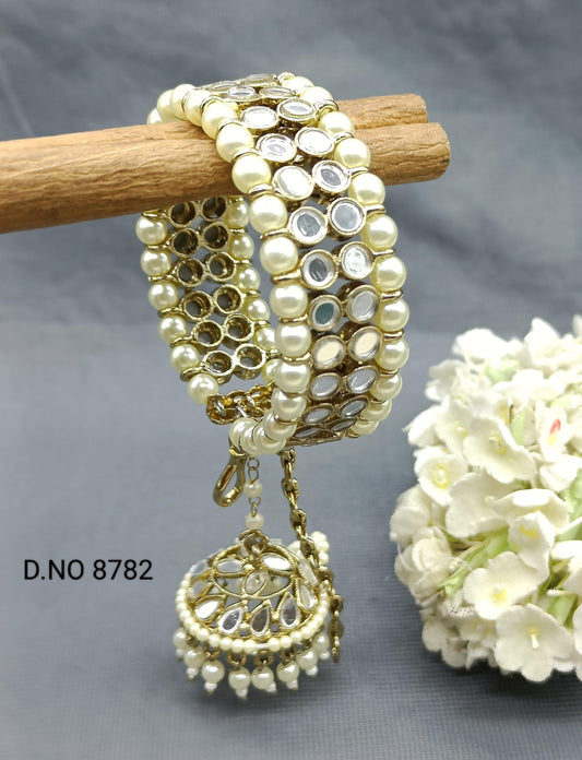 Kundan Women Bracelet Sku 8782 E2 - rchiecreation