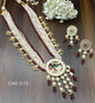 Pachi kundan long Necklace Set Sku 2113 - rchiecreation