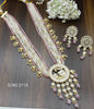 Pachi kundan long Necklace Set Sku 2113 - rchiecreation