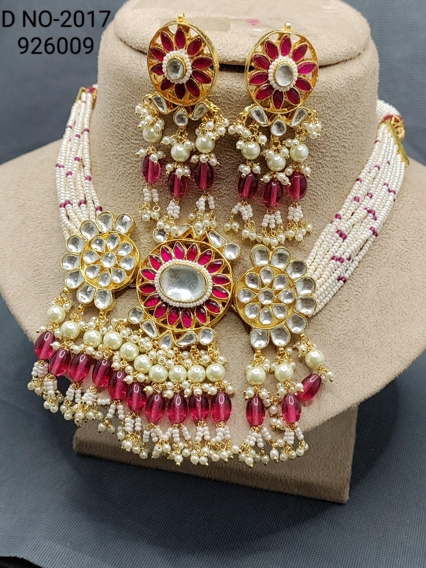 Pachi kundan necklace-2017 - rchiecreation