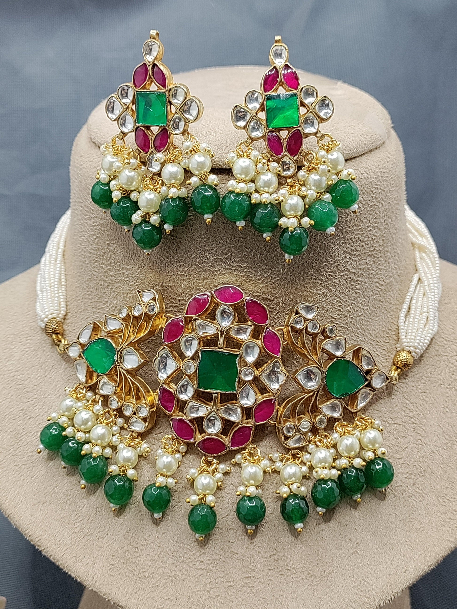 Pachi kundan necklace 2036 - rchiecreation