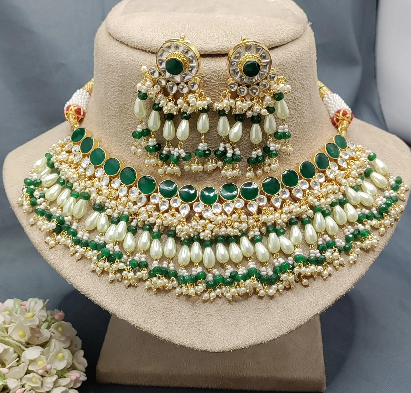 Pachi kundan necklace 2084 - rchiecreation