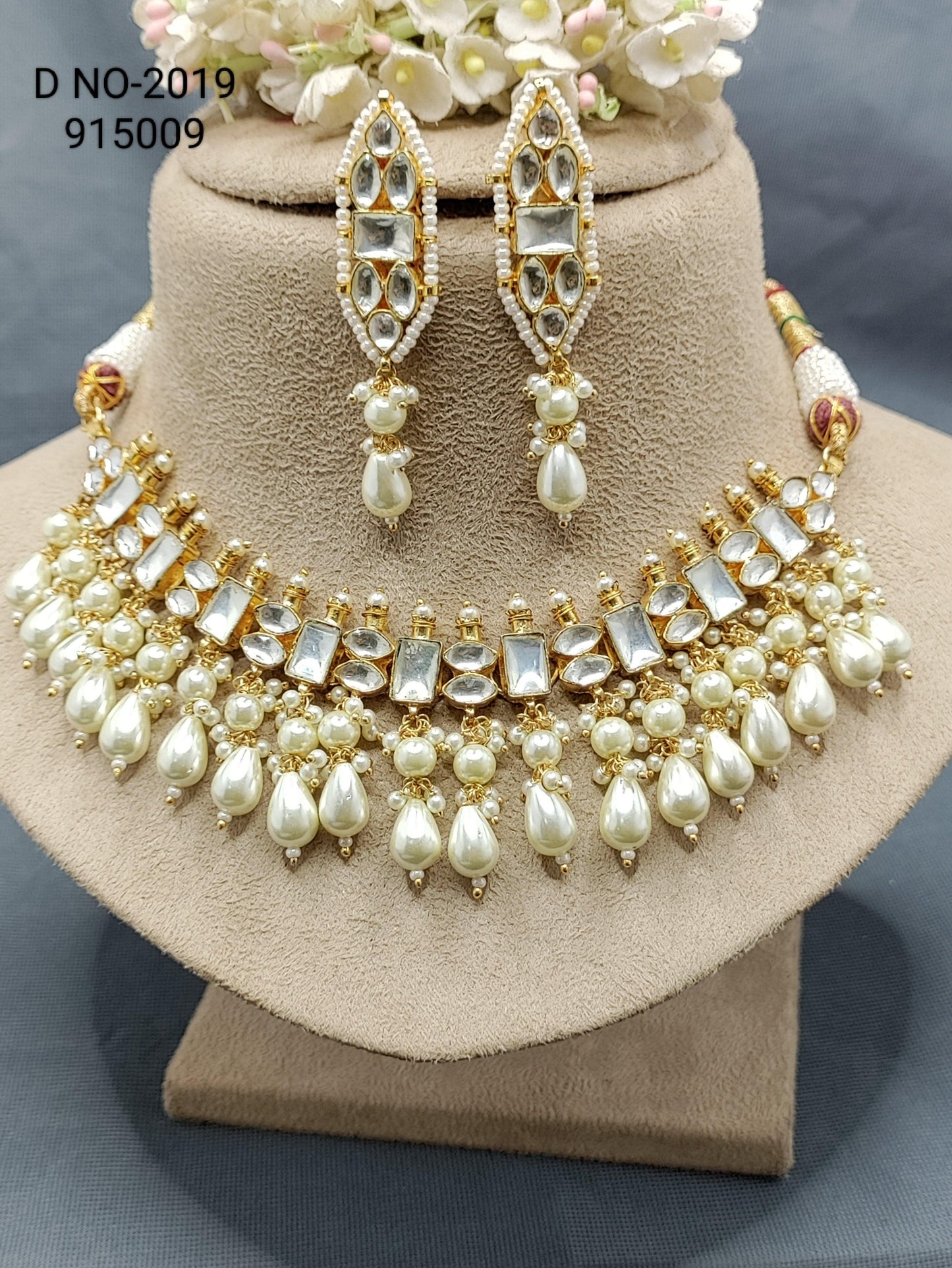 Pachi kundan Necklace Sku-2019 - rchiecreation