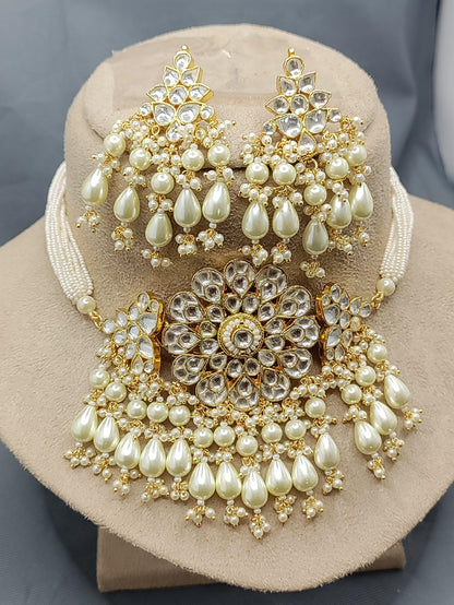 Pachi kundan necklace SKU 2053 - rchiecreation