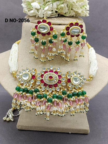 Pachi kundan necklace sku 2056 - rchiecreation