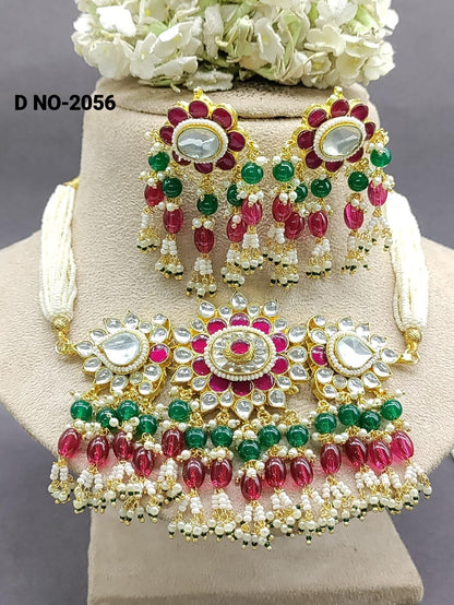 Pachi kundan necklace sku 2056 - rchiecreation