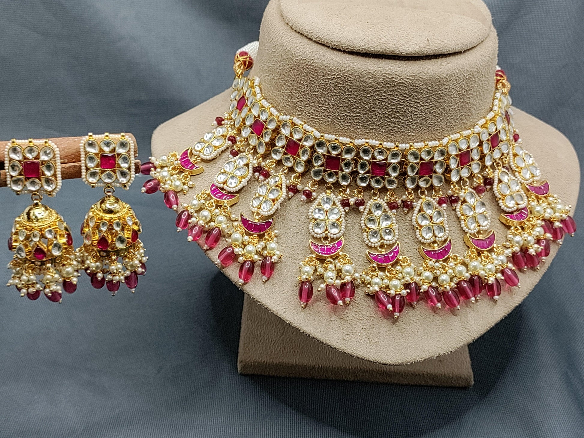 Pachi kundan necklace SKU 2057 - rchiecreation