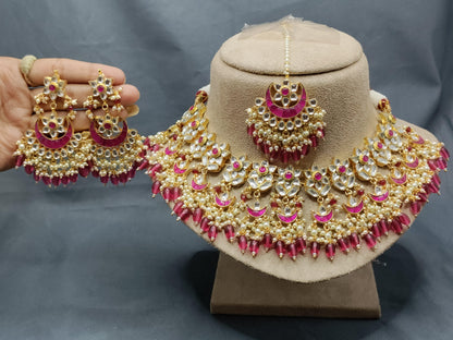 Pachi kundan Necklace sku 2112 - rchiecreation