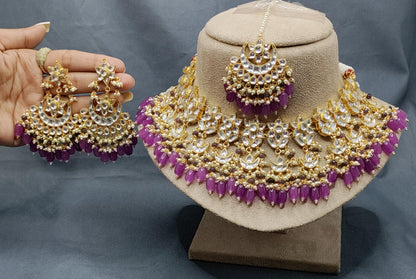 Pachi kundan Necklace sku 2112 - rchiecreation