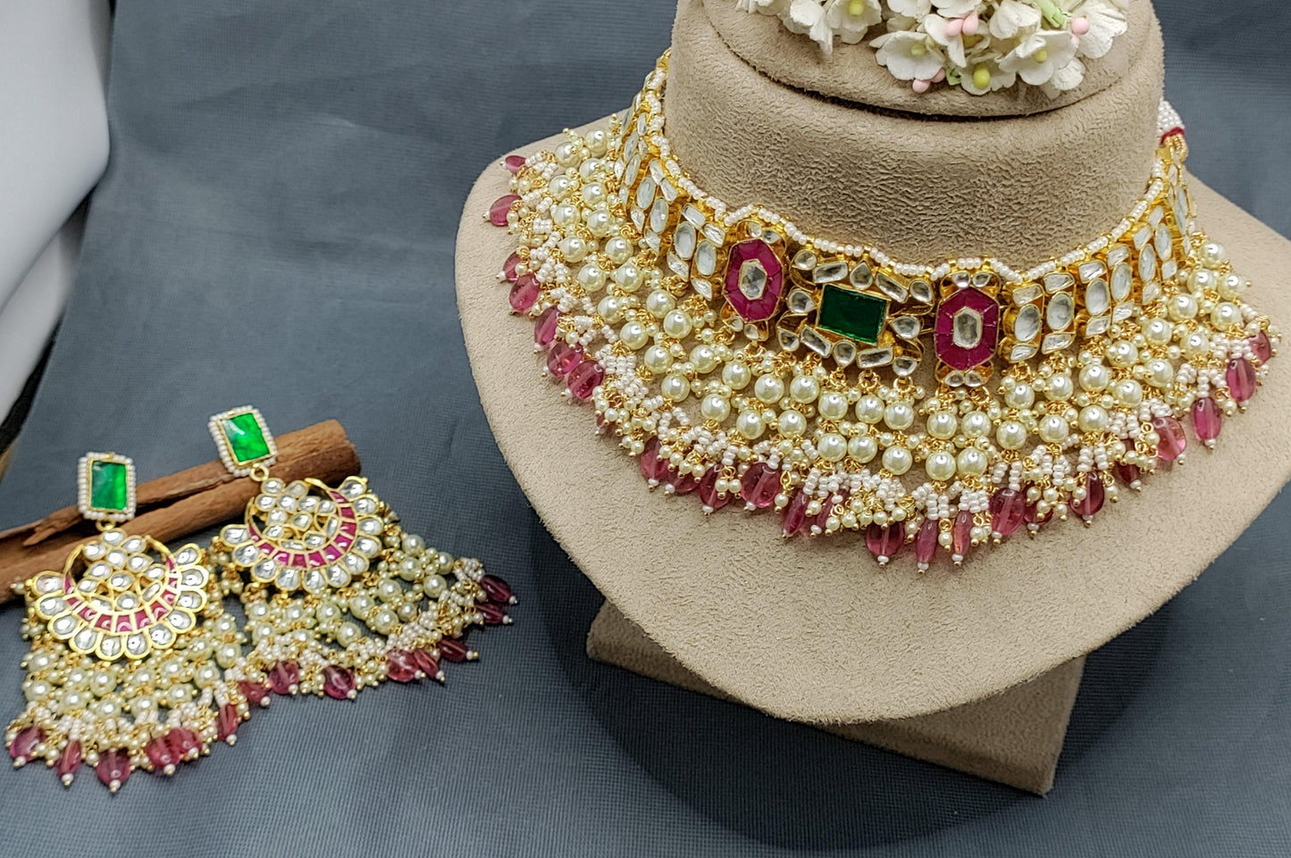 Pachi kundan necklace sku 2141 - rchiecreation