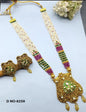 Pearl Kundan long Necklace Sku 6259 D3 - rchiecreation