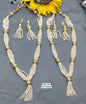 Pearl Long Mala Set Sku-707B4 - rchiecreation