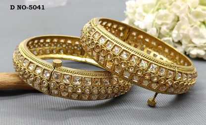 Poki Ad Bangle Sku-5041G1 - rchiecreation