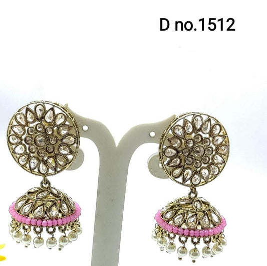 Polki Ad Earring Sku 1512 A3 - rchiecreation