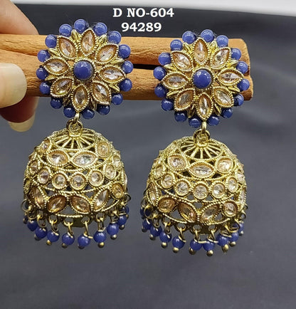 Polki Ad Earring Sku 604 A3 - rchiecreation